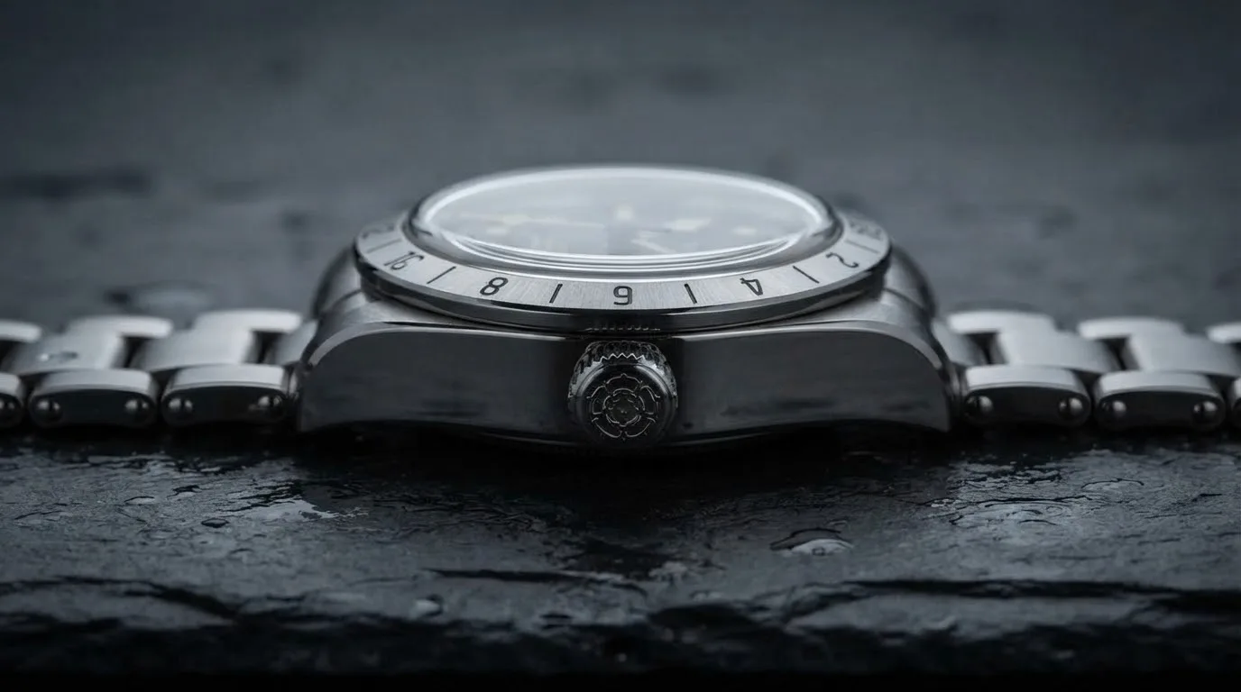 Illustrative render — reading the listing of the Tudor Black Bay Pro 39mm M79470-0001 (steel, fixed 24-hour bezel, black dial, riveted steel bracelet)