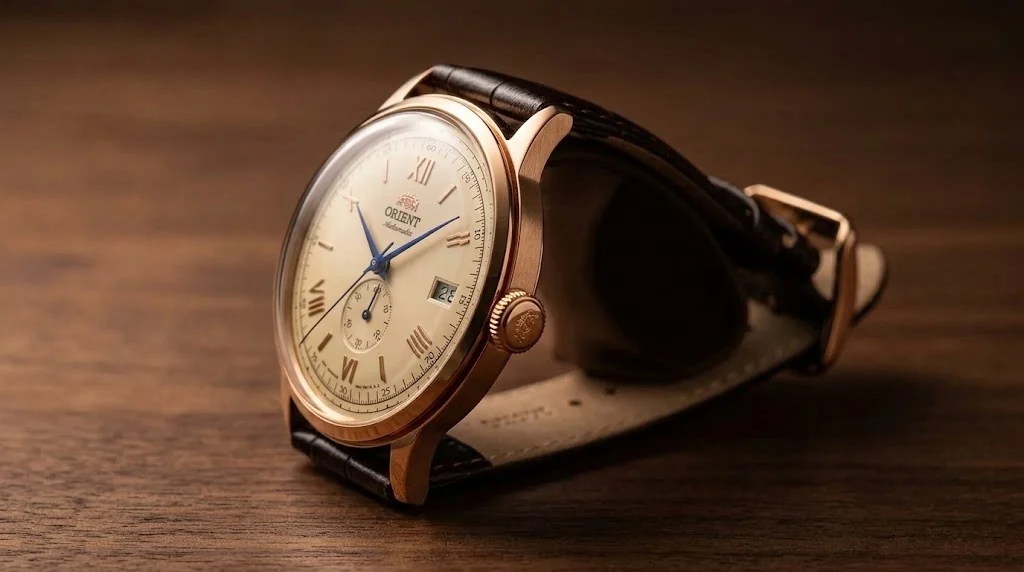 Illustrative render — orient’s own movement of the Orient Bambino Version 2
