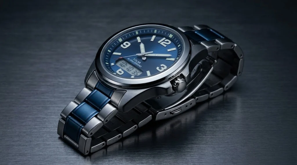 Illustrative render — what is not verified of the VIGOROSO Solar Analog-Digital