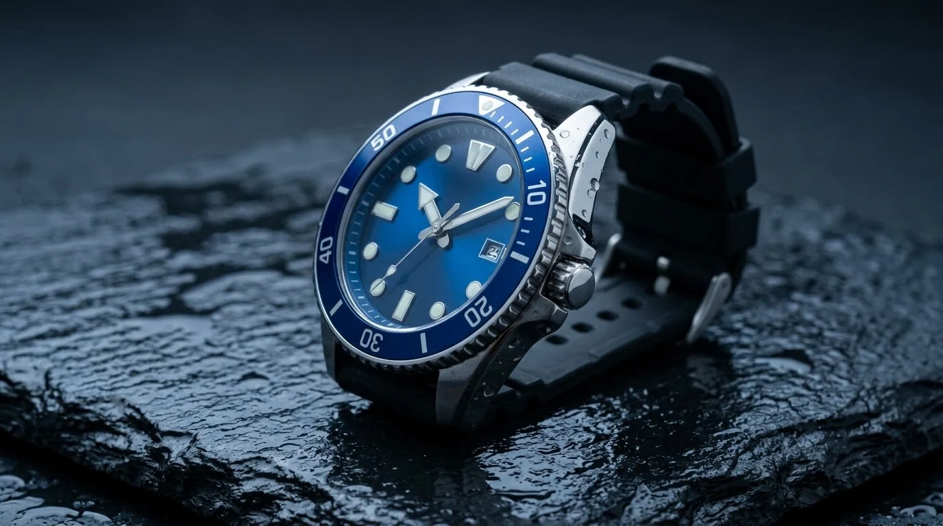 Illustrative render — read the water rating of the LN LENQIN 0548 Diver-Style