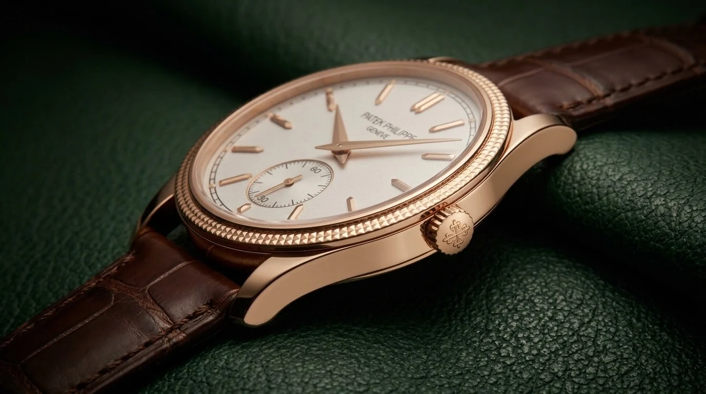 Illustrative render — caliber 30-255 ps of the Patek Philippe Calatrava 6119R
