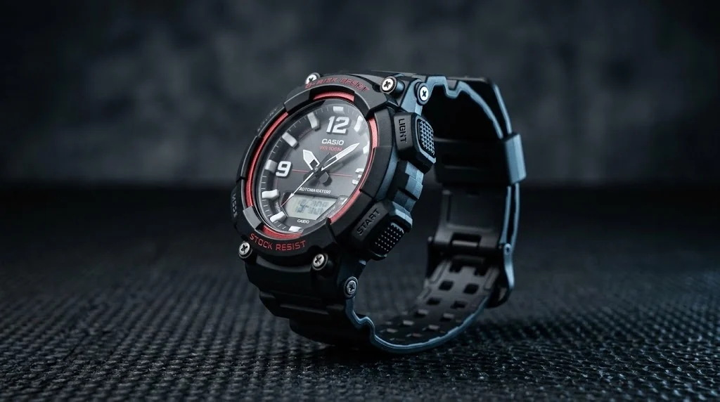 Illustrative render — tough solar of the Casio AQ-S810W Solar