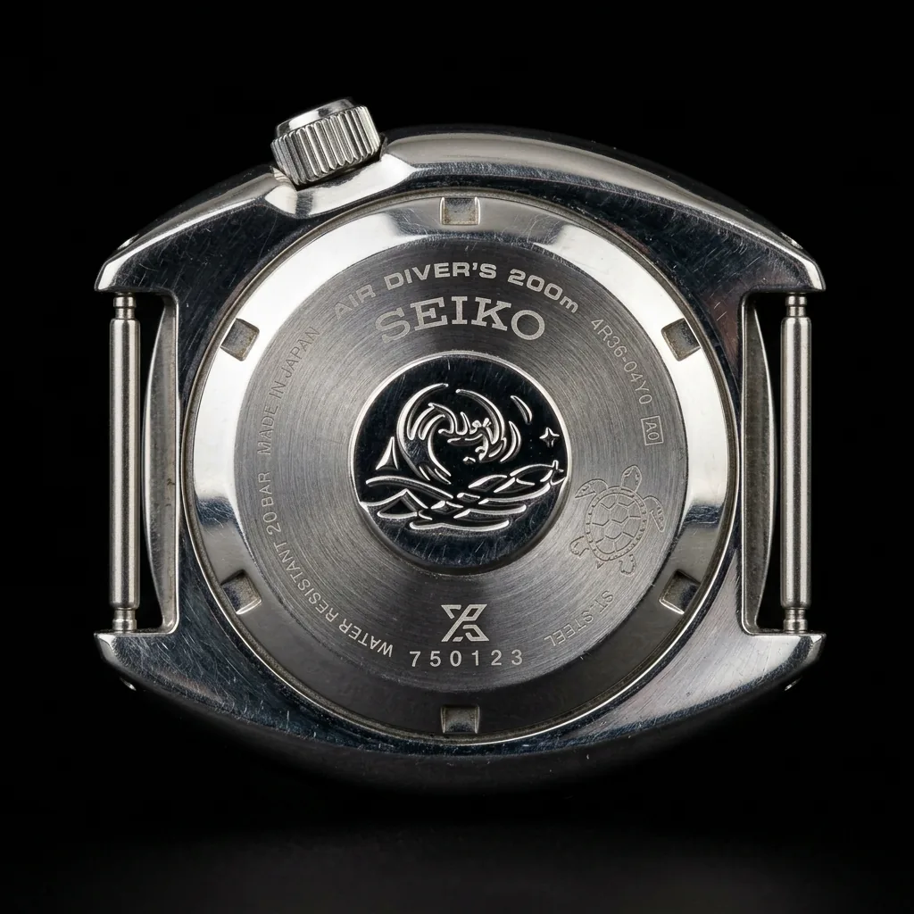 Turtle caseback