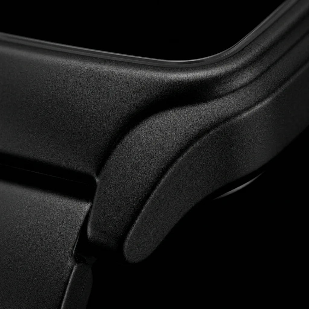 Rado True Square R27090152 high-tech ceramic surface macro