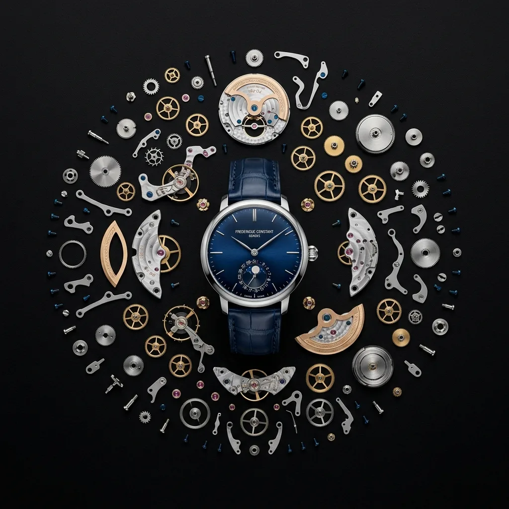 Frederique Constant FC-705 145 components exploded view