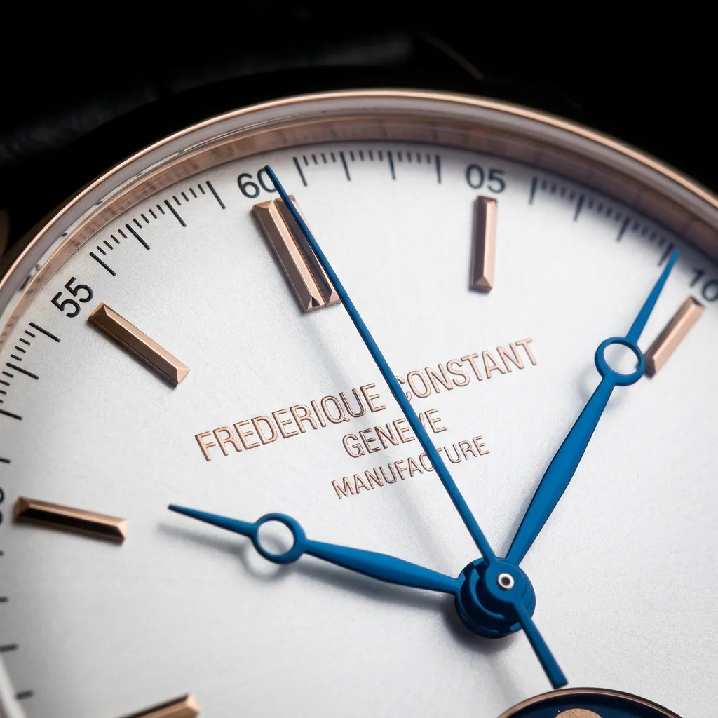 Frederique Constant Slimline Moonphase FC-705N4S6 detail