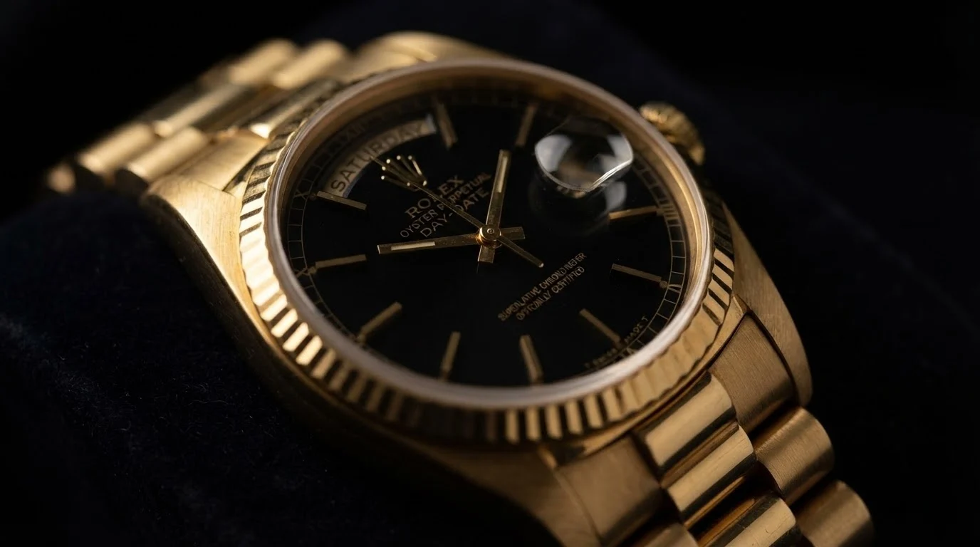 Illustrative render — why it is called the president of the Rolex Day-Date 36 "President"