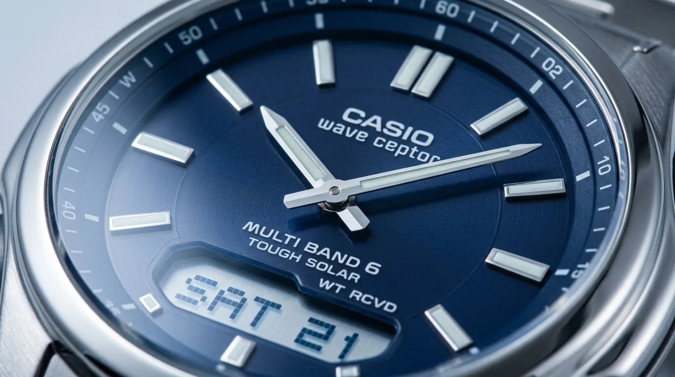 Illustrative render — wave ceptor, explained of the Casio Wave Ceptor WVA-M630D