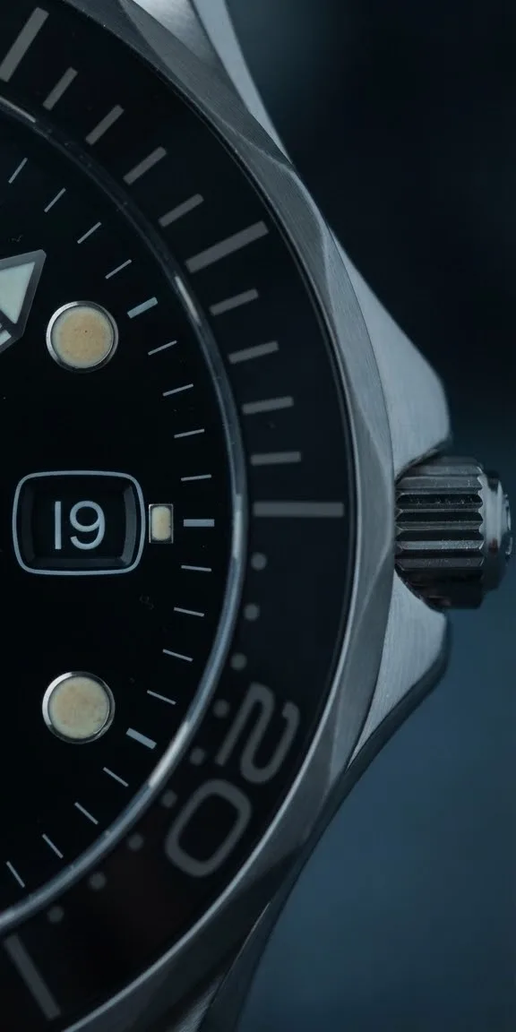 Illustrative render — which seamaster this is of the Omega Seamaster Diver 300M Co-Axial 41mm (steel, black dial, ceramic bezel, bracelet)