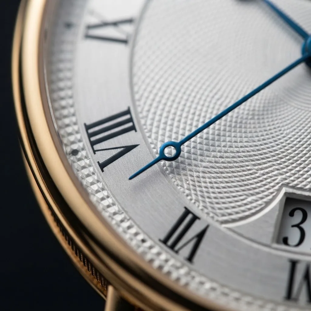 Illustrative render — what breguet invented, and what this watch keeps of the Breguet Classique 5197BA (18k yellow gold, silver engine-turned dial)