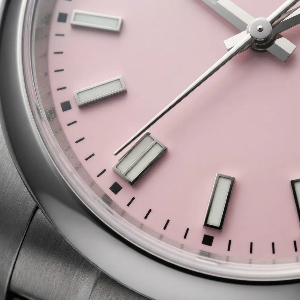 Illustrative render — the 2020 colour dials of the Rolex Oyster Perpetual 36 126000 candy pink dial