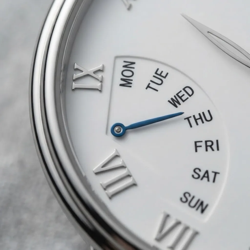 Illustrative render — retrograde, and why it is harder than it looks of the Blancpain Villeret Grande Date Jour Retrograde 6668-1127-55B (steel, white dial, alligator strap)