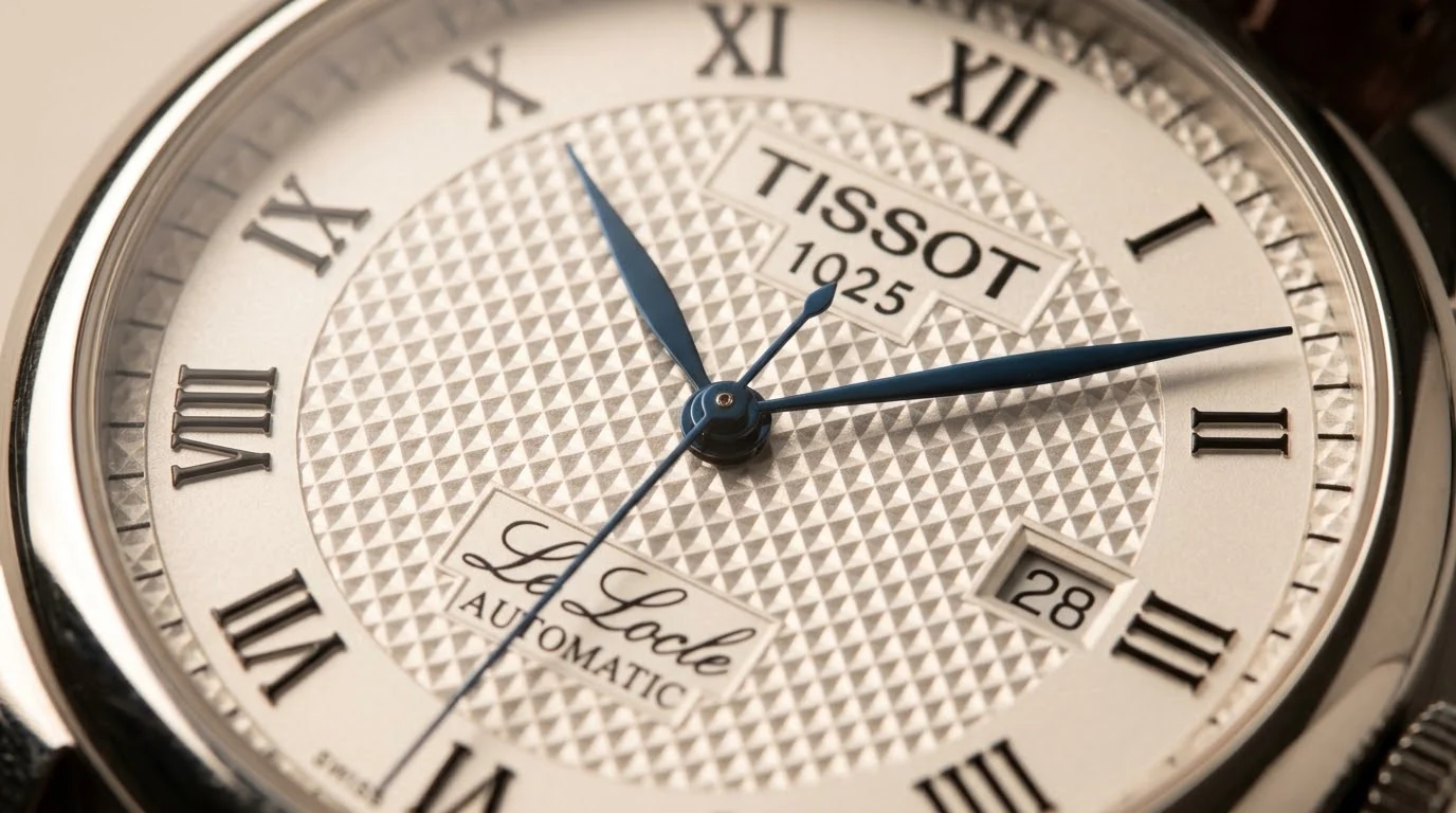 Illustrative render — 1853 of the Tissot Le Locle Powermatic 80