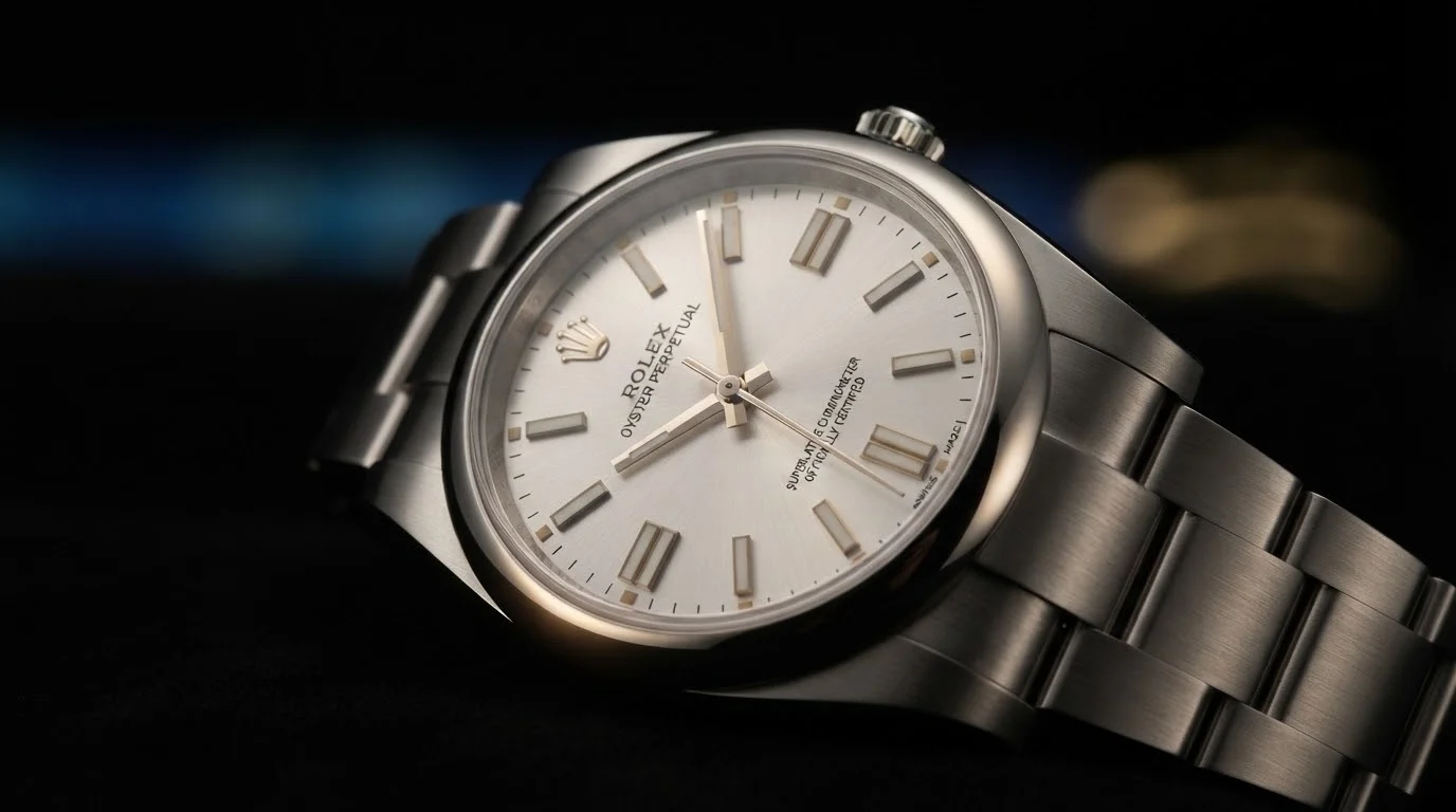 Illustrative render — the rolex underneath every rolex of the Rolex Oyster Perpetual 41