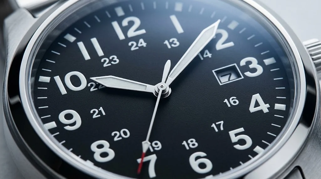 Illustrative render — six millimetres wider of the Citizen Eco-Drive Garrison Field AW0050