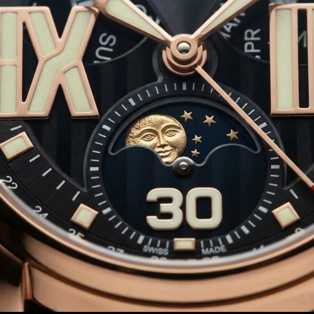 Illustrative render — eight days, and why it matters for a calendar of the Blancpain L-Evolution Moon Phase 8 Days 8866-3630-53B (18k red gold)