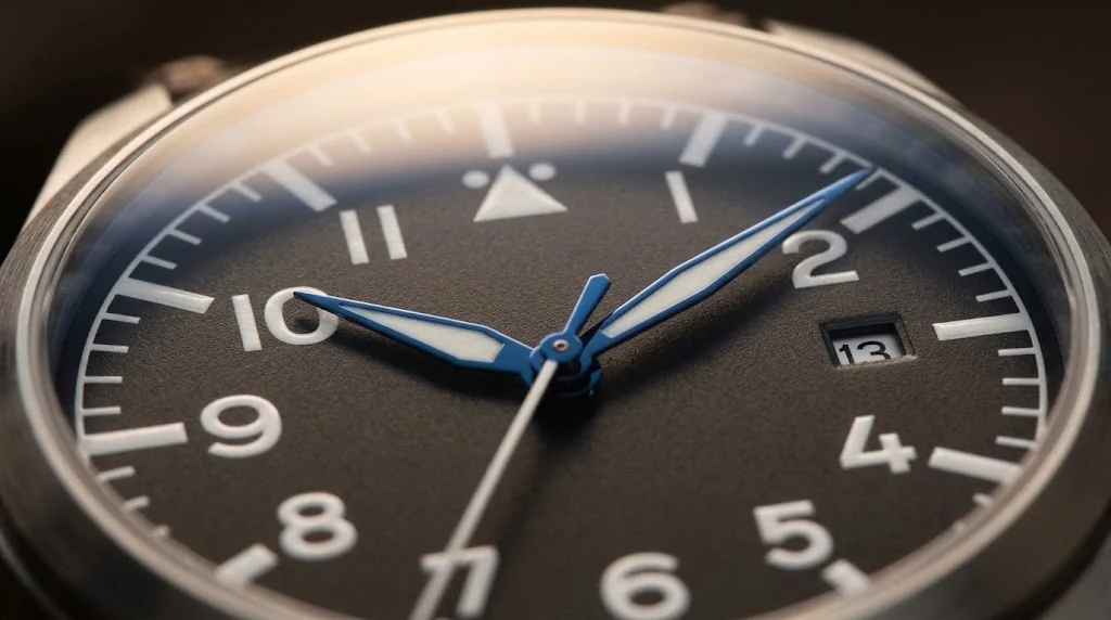 Illustrative render — the flieger formula of the Boyarca Pilot Automatic