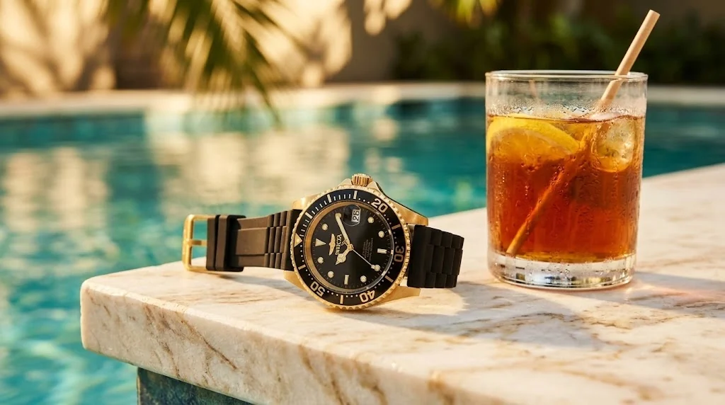 Illustrative render — hero view of the Invicta Pro Diver Automatic 23681