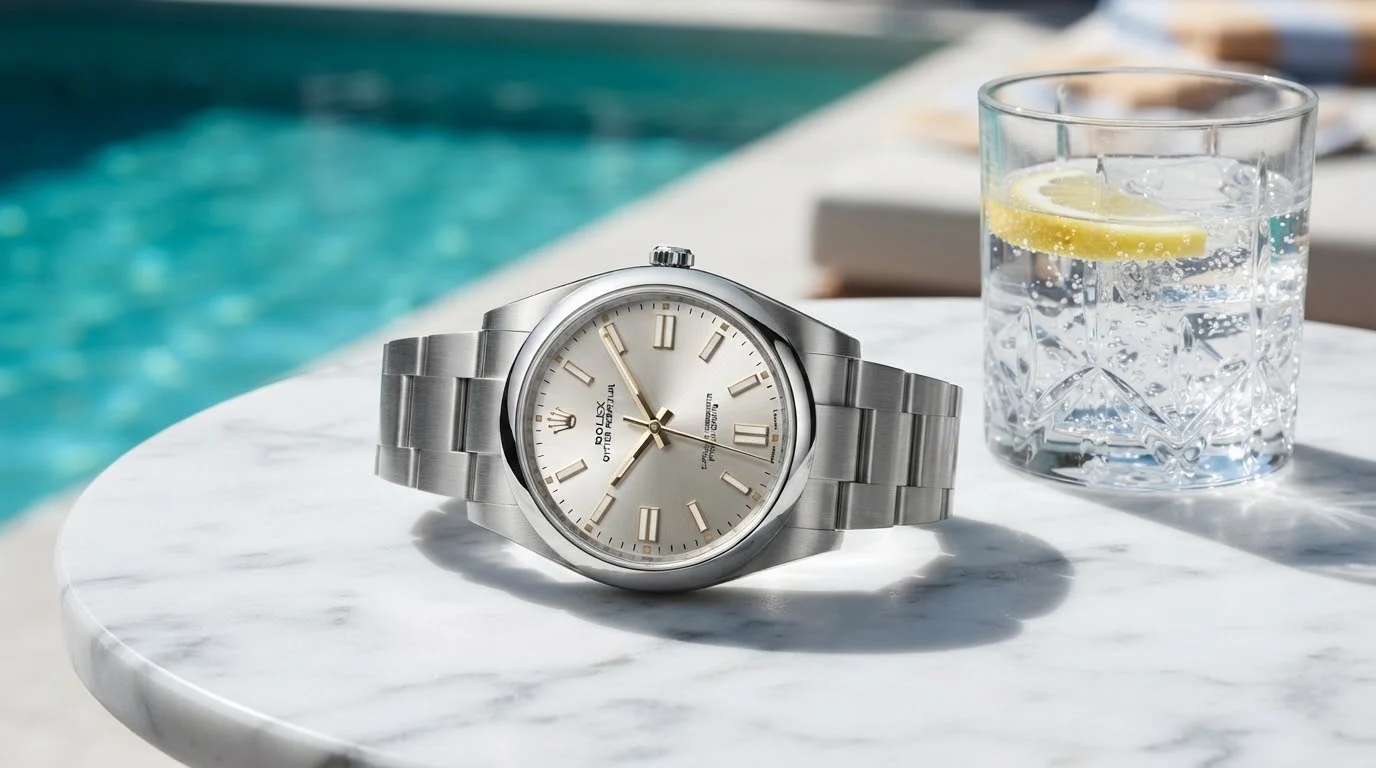 Illustrative render of the Rolex Oyster Perpetual 41
