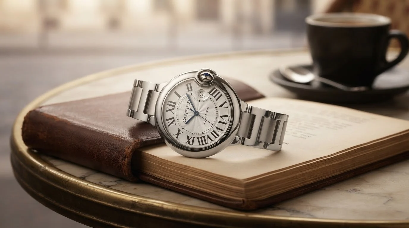 Illustrative render of the Cartier Ballon Bleu 33