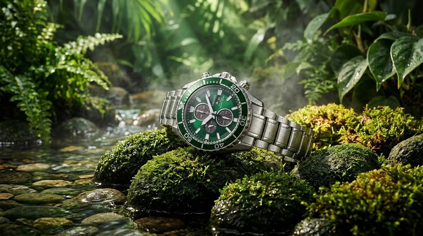 Illustrative render — hero view of the Citizen Promaster Dive Chronograph CA0820
