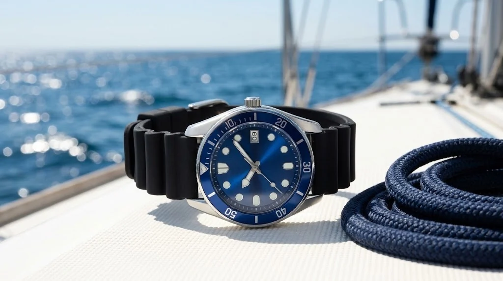 Illustrative render — hero view of the LN LENQIN 0548 Diver-Style