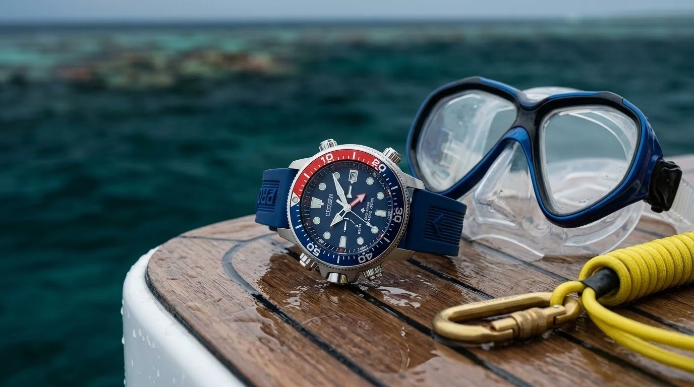 Illustrative render — hero view of the Citizen Promaster Aqualand BN2038