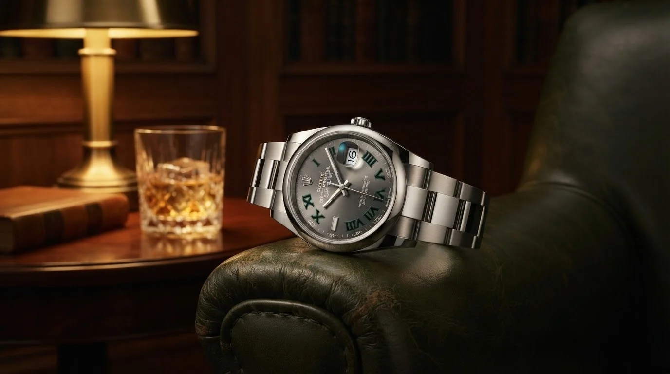 Illustrative render of the Rolex Datejust 36