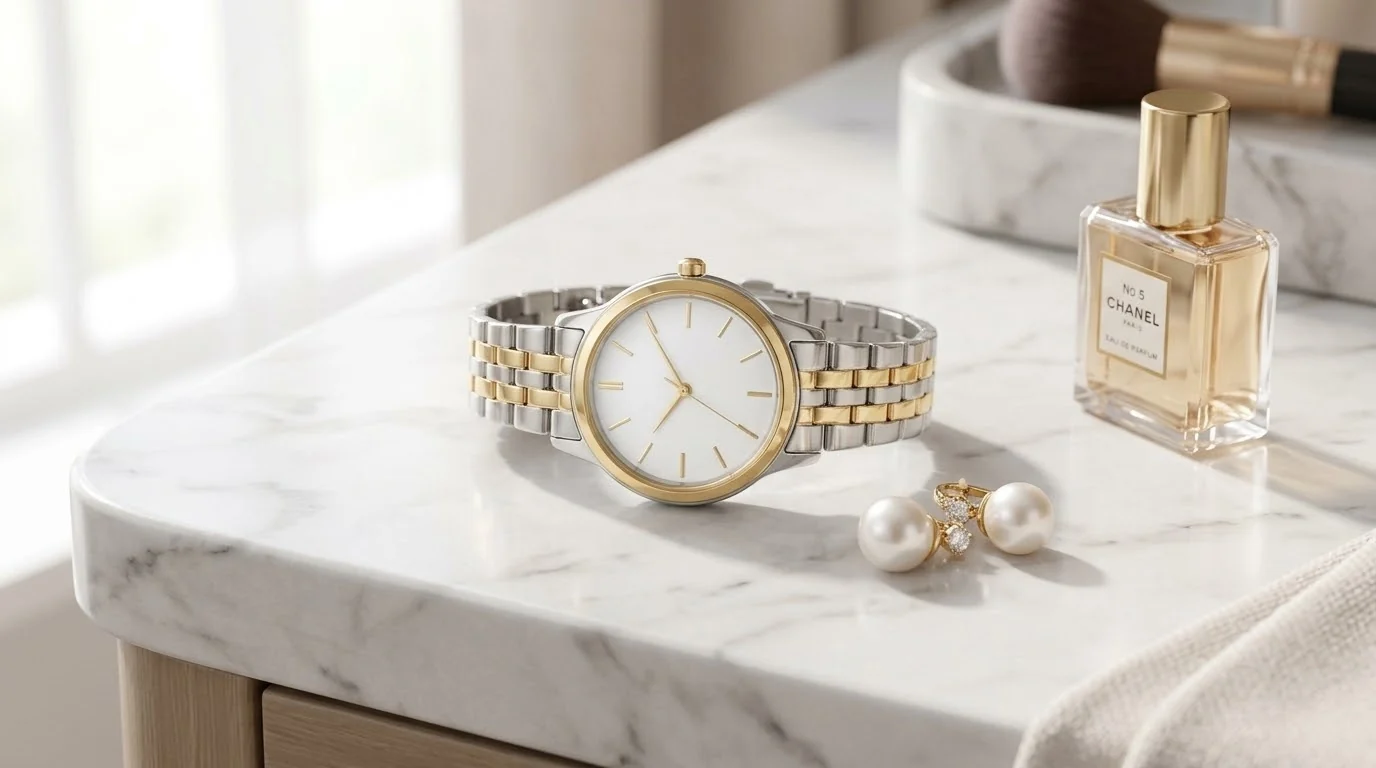 Illustrative render — hero view of the Citizen Eco-Drive Classic EW1544