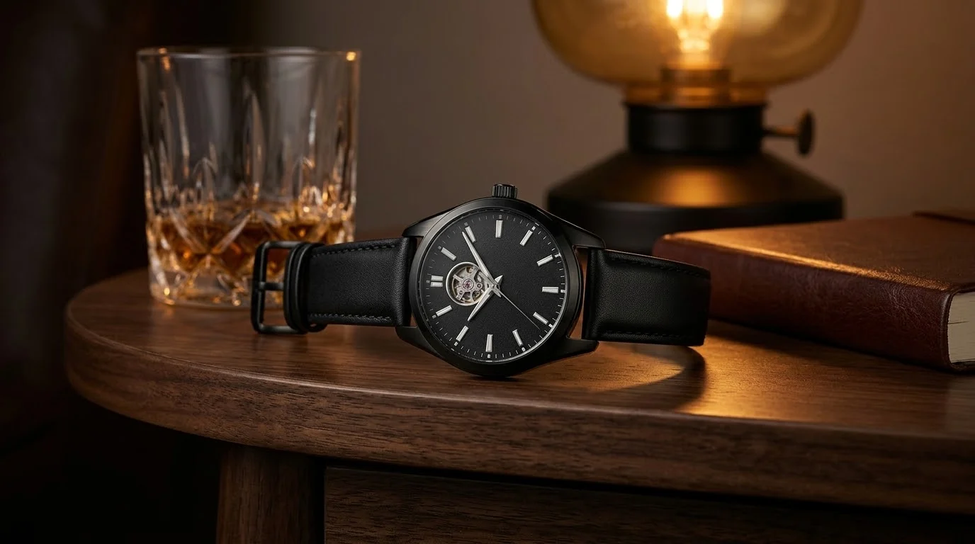 Illustrative render — hero view of the Bulova Classic Automatic 98A139