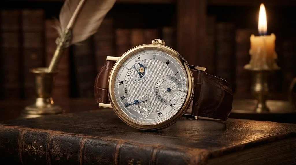 Illustrative render of the Breguet Classique 7137 (yellow gold)