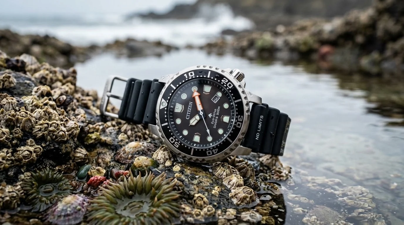 Illustrative render — hero view of the Citizen Promaster Sea Eco-Drive Diver