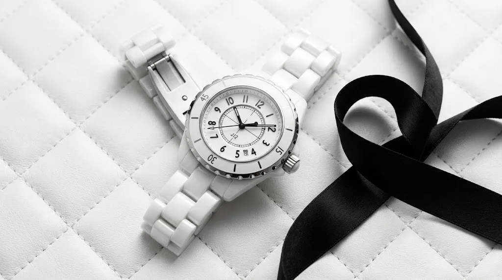 Illustrative render of a Chanel J12