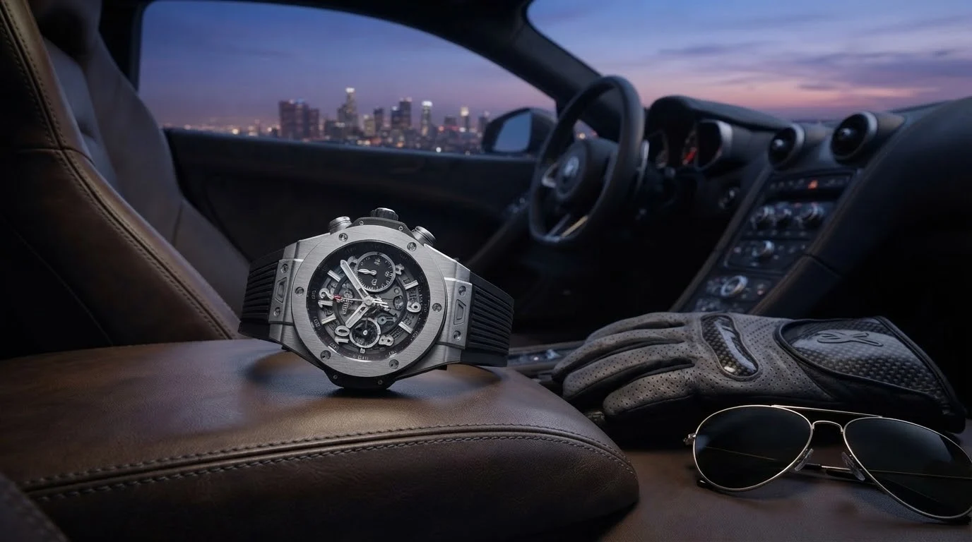 Illustrative render — buying it new on amazon of the Hublot Big Bang Unico Titanium 42