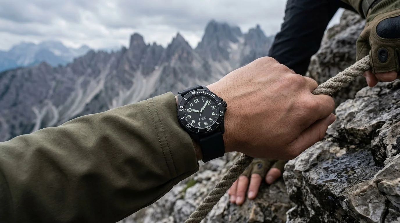 Illustrative render — who it suits of the findtime Solar Military Analog