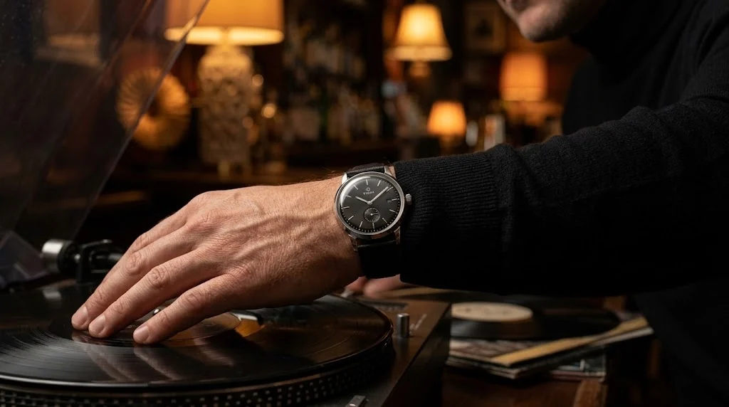 Illustrative render — which marlin of the Timex Marlin Automatic 40mm