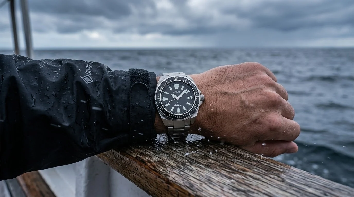Illustrative render — the 4r35, again of the Seiko Prospex Samurai SRPF03