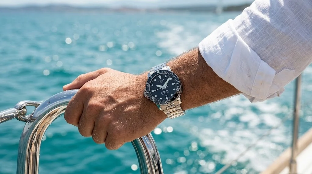 Illustrative render — which colour, which size of the Tissot Seastar 1000 Automatic