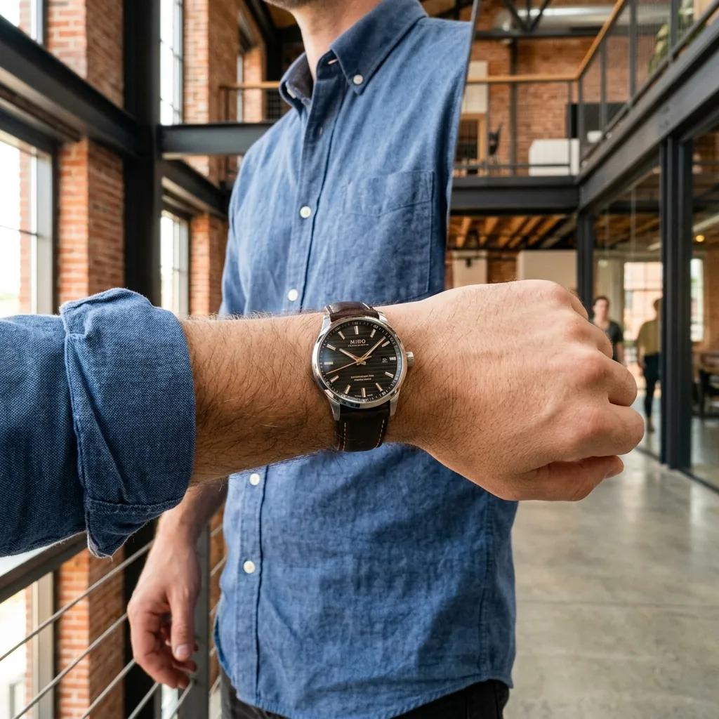 Mido Multifort on wrist