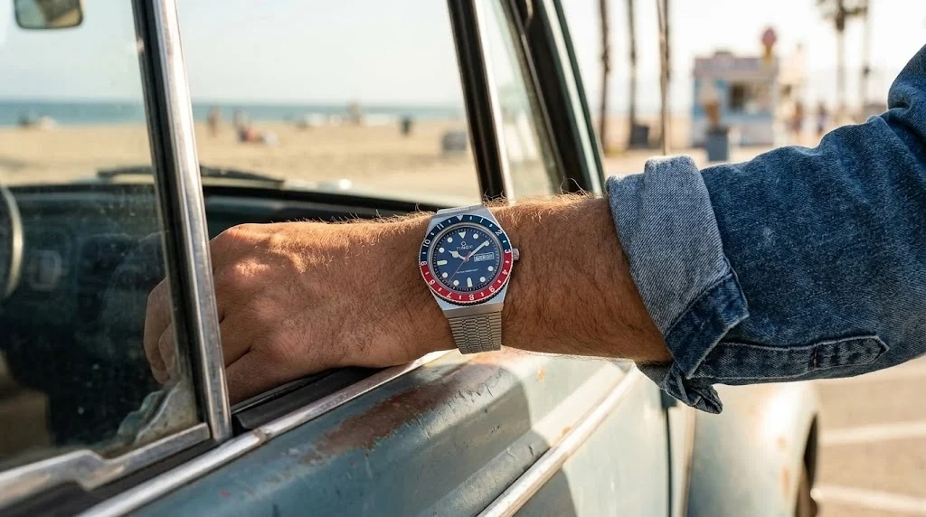 Illustrative render — what it is not of the Timex Q Timex Reissue