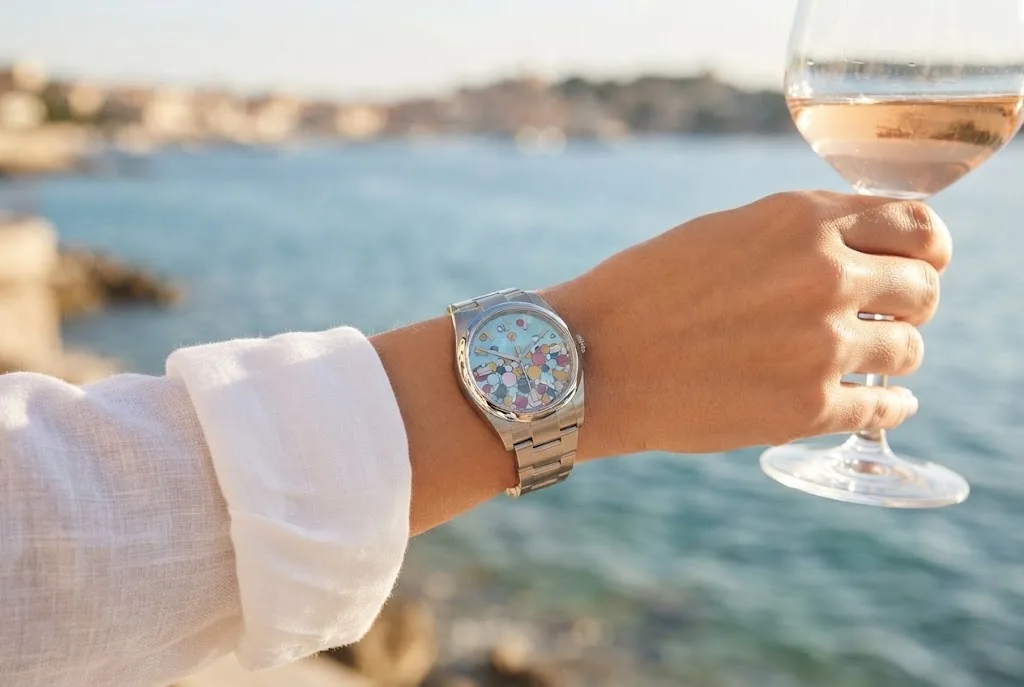 Illustrative render — buying it pre-owned on amazon of the Rolex Oyster Perpetual 36 126000 Celebration dial
