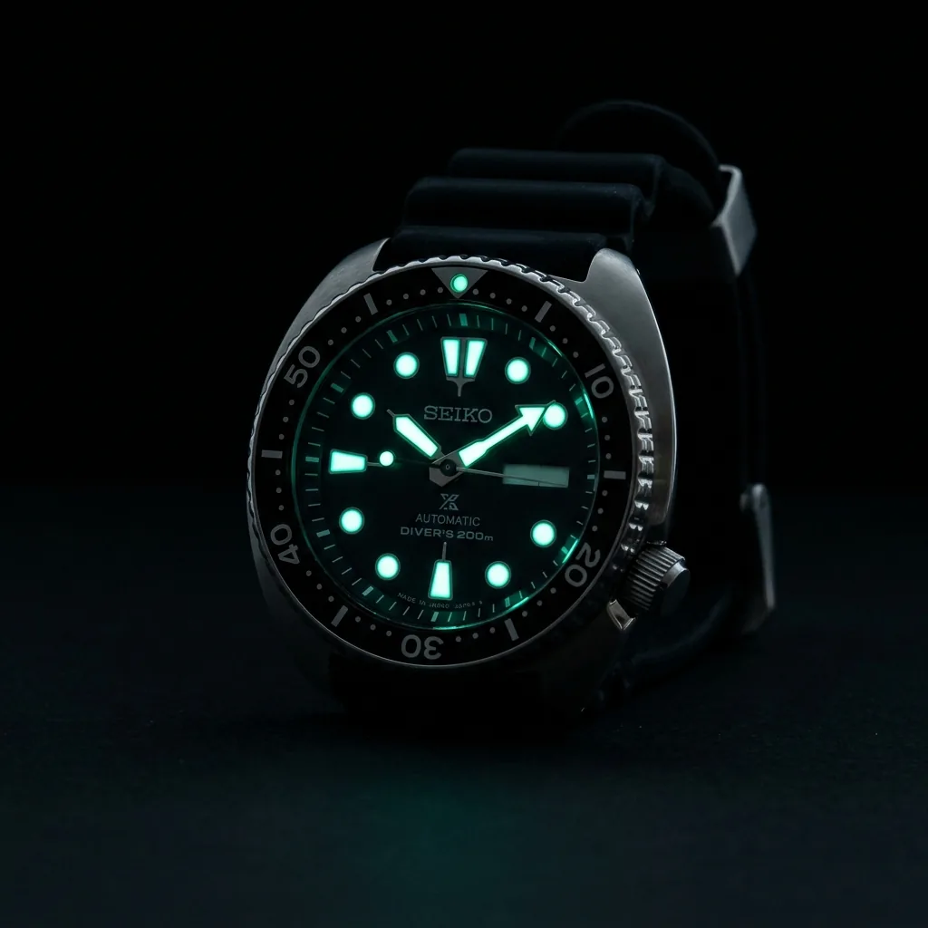 Luminous markers in dark