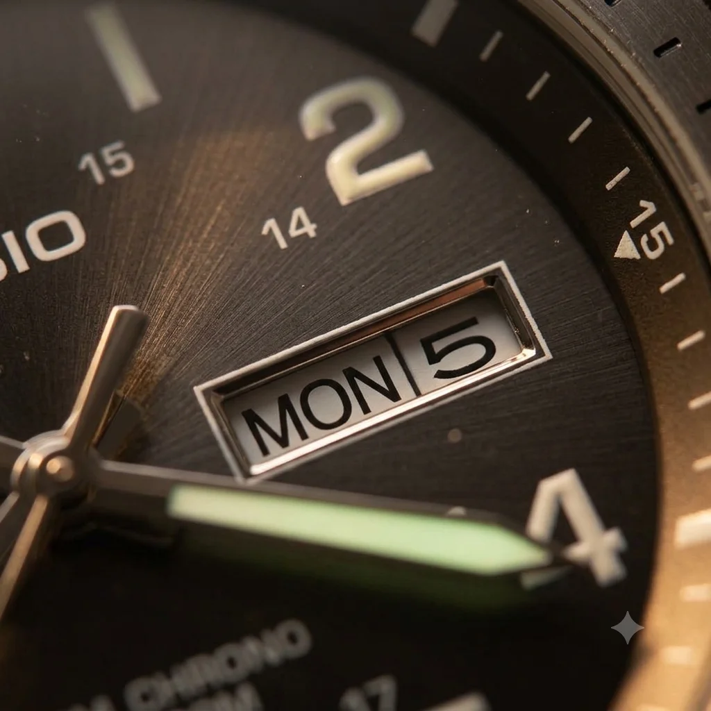 Solar dial of the Casio MTPS120L