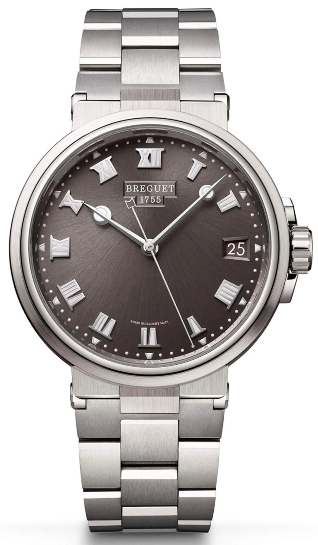 Breguet Marine 5517TI/G2/TZ0 (titanium, slate sunburst dial, titanium bracelet)