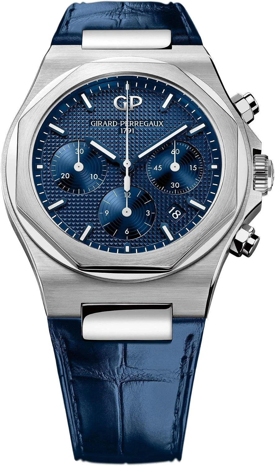 Girard-Perregaux Laureato Chronograph 42mm (steel, blue dial)