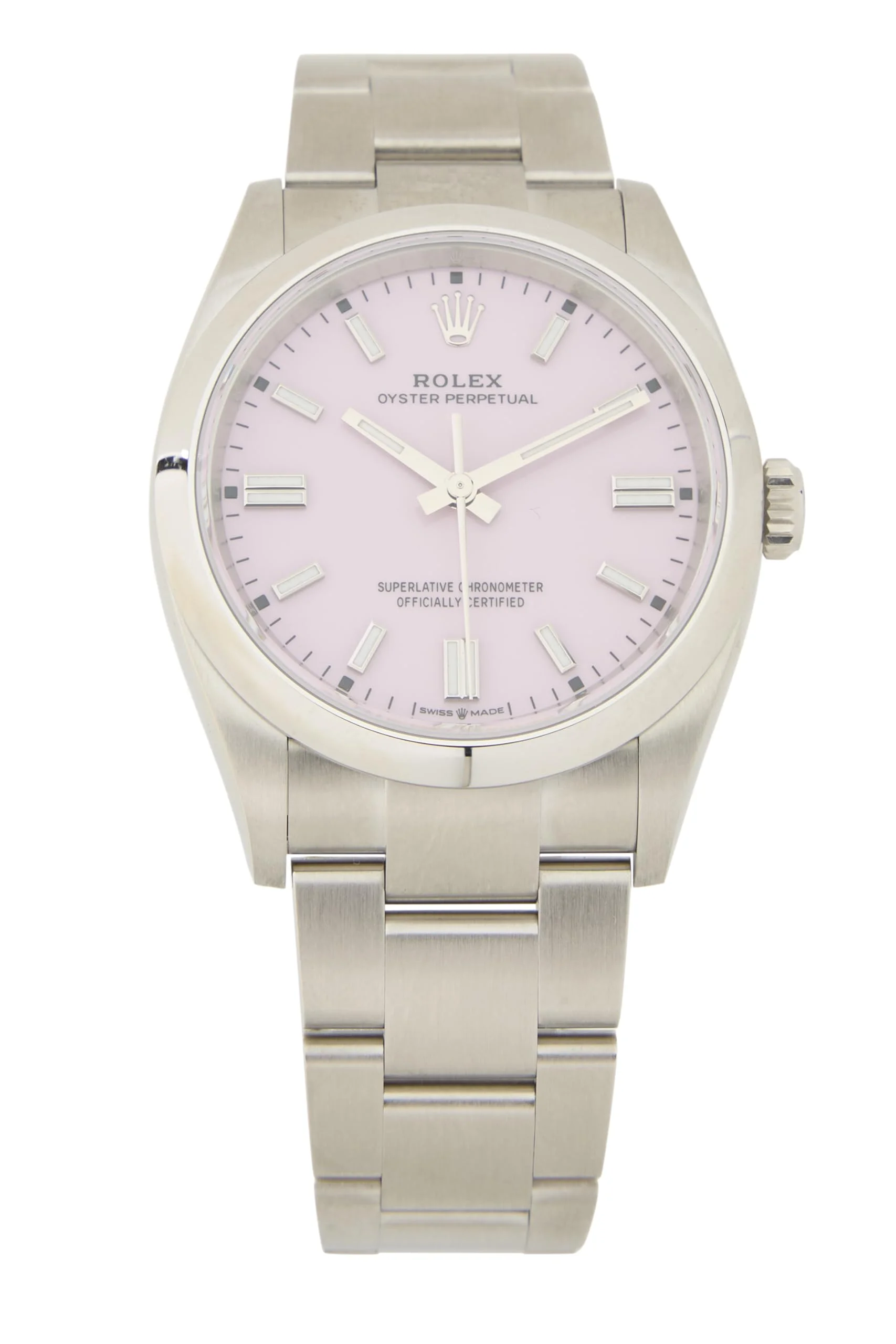 Rolex Oyster Perpetual 36 126000 candy pink dial