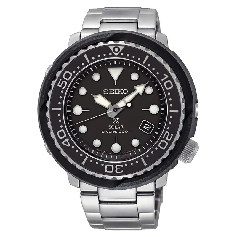 Seiko Prospex Solar “Tuna” SNE497 SNE497P1 dive watch