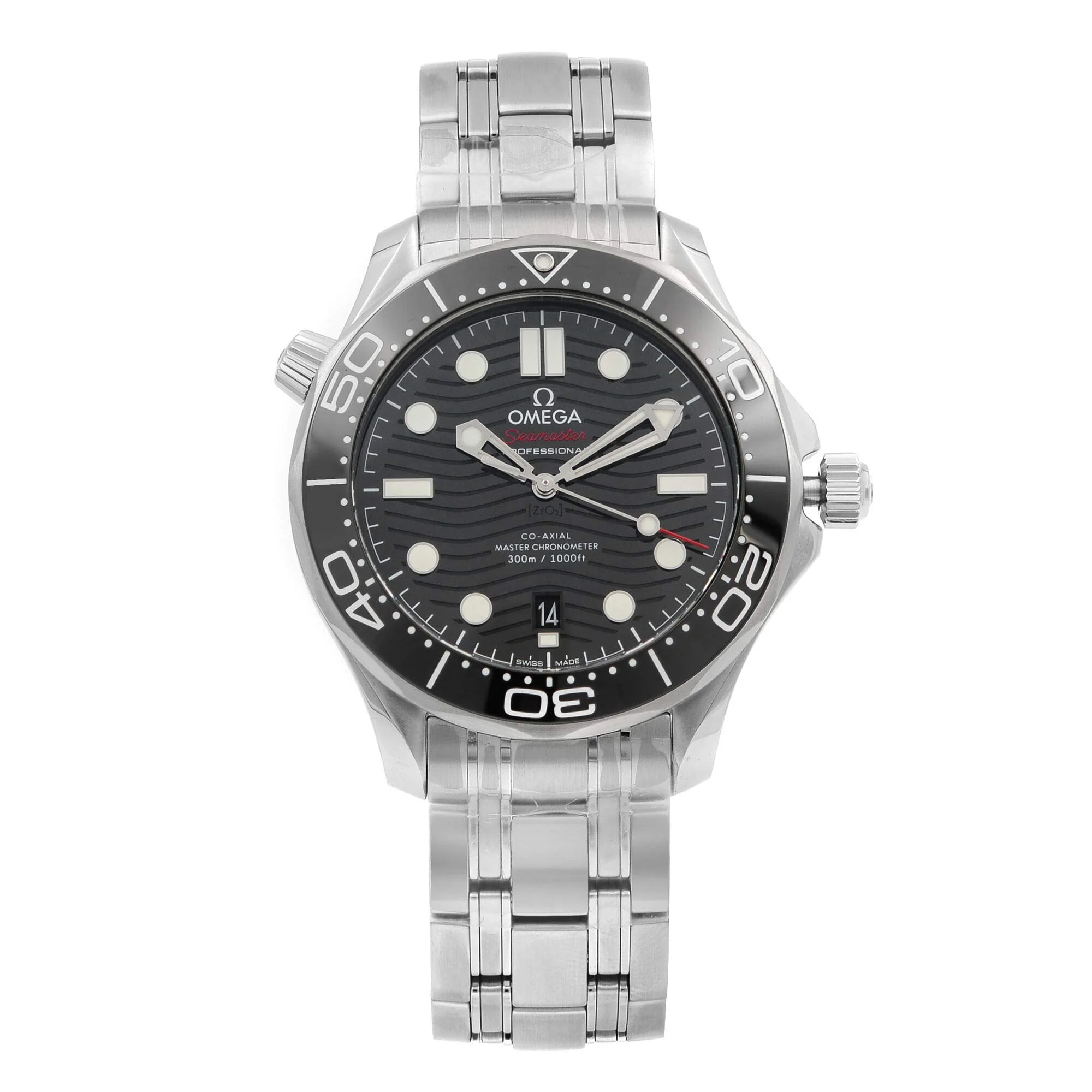 Omega Seamaster Diver 300M Co-Axial Master Chronometer 42mm 210.30.42.20.01.001 (steel, black ceramic dial, steel bracelet)