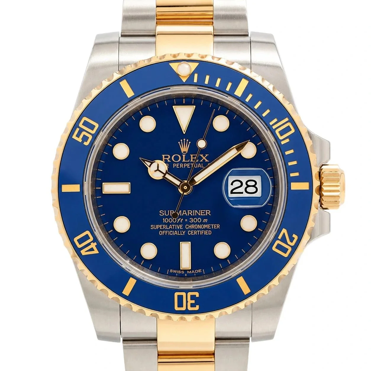 Rolex Submariner Date 116613LB (steel and yellow gold, blue dial)