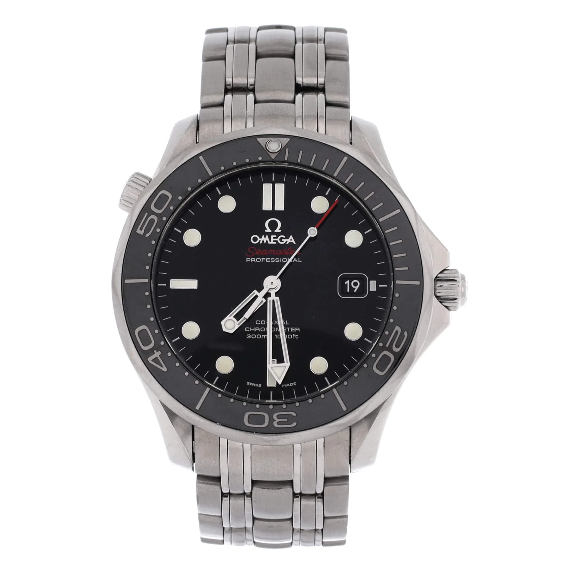 Omega Seamaster Diver 300M Co-Axial 41mm (steel, black dial, ceramic bezel, bracelet)